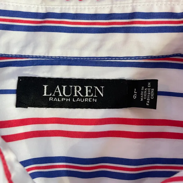 Ralph Lauren Black Label Striped Cotton Broadcloth Button Down Shirt - L 🧡🎀 - Image 12