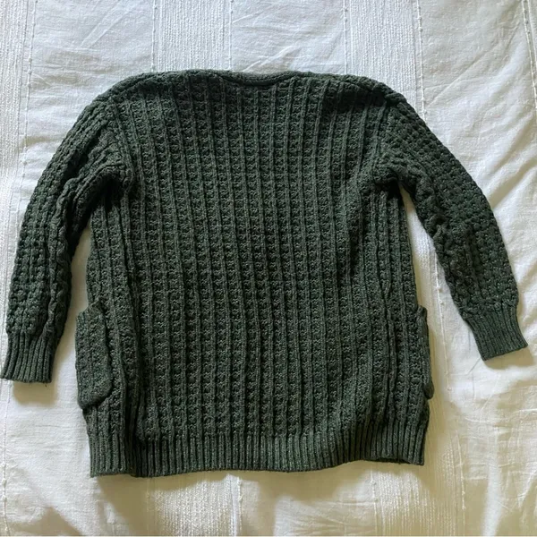 Time And Tru knit cardigan green - Image 2