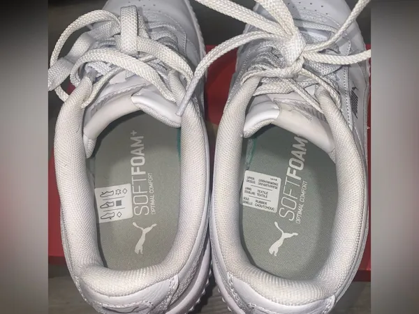 Puma Platform White trainers - Image 6