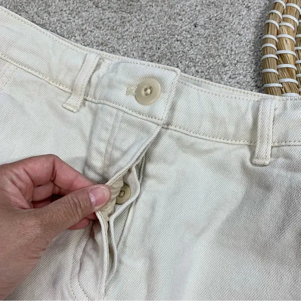 Aritzia Wilfred Modern Supply Twill Cargo Pants High Waisted in Gd Birch Size 0 - Image 12