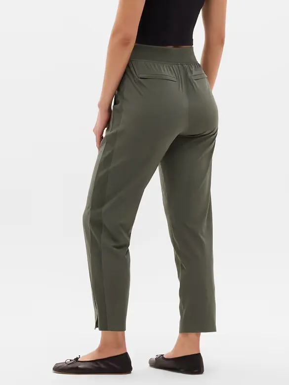 Athleta Brooklyn Mid Rise Ankle Pant in jungle olive green size 8 - Image 2