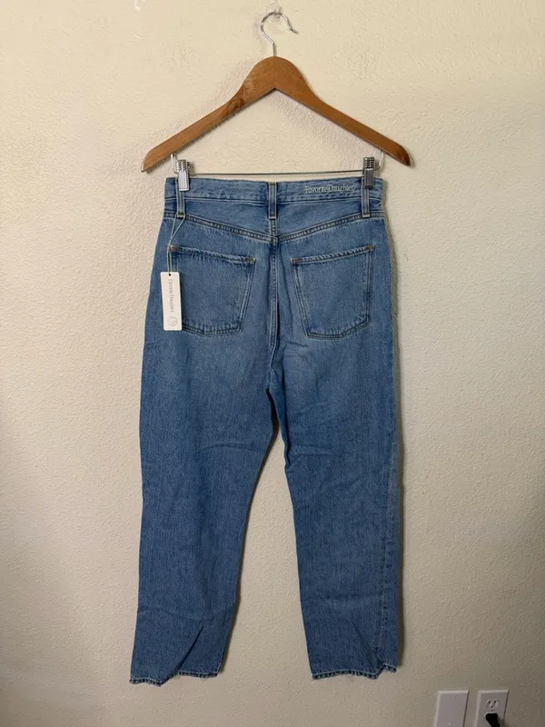 NWT‎ Favorite Daughter Otto High Rise Boyfriend Ankle Margate Womens Size 26 - Image 8