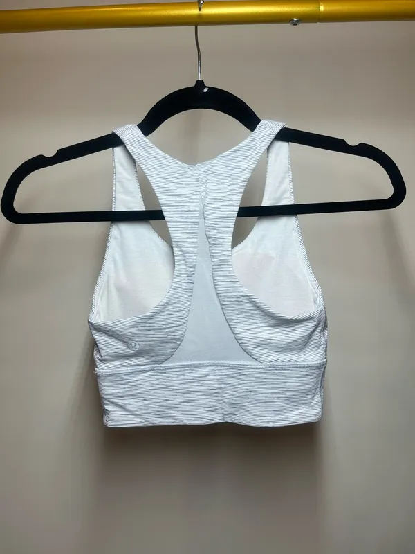 Lululemon white heathered sports bra #activewear #yoga - Image 2