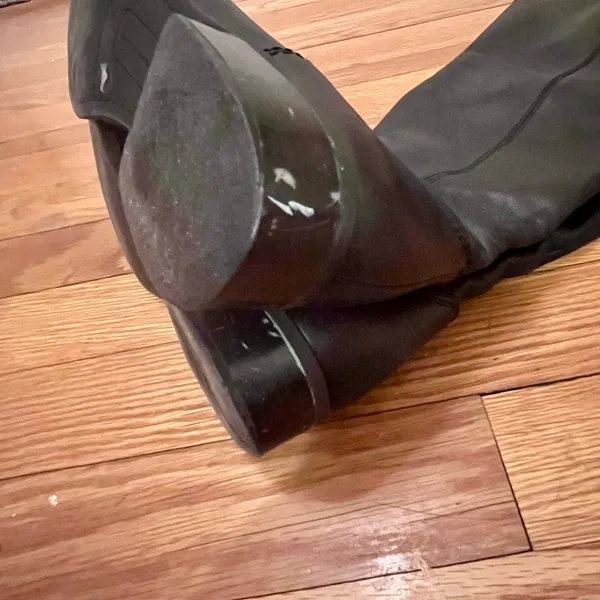 INC International Concepts Fawne Black Leather Knee-High Riding Boots Size 7 - Image 10