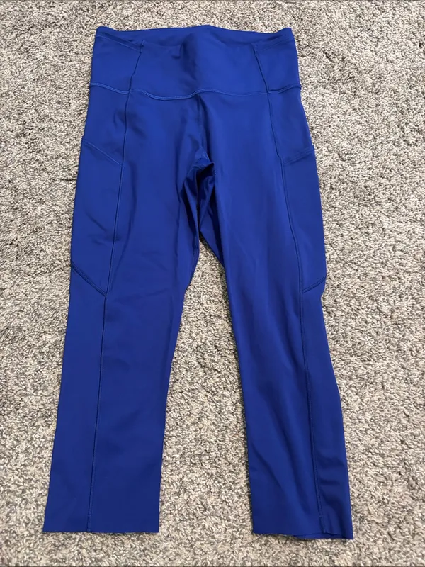 Lululemon Fast and Free High-Rise Crop 19" Psychic size 6 - Image 2