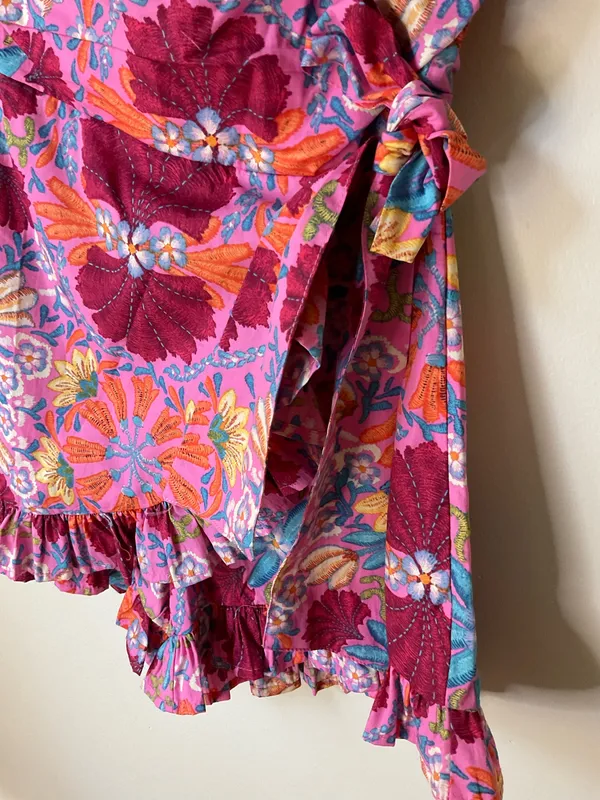 Olivaceous Romper Floral Brightly Colored - Image 10