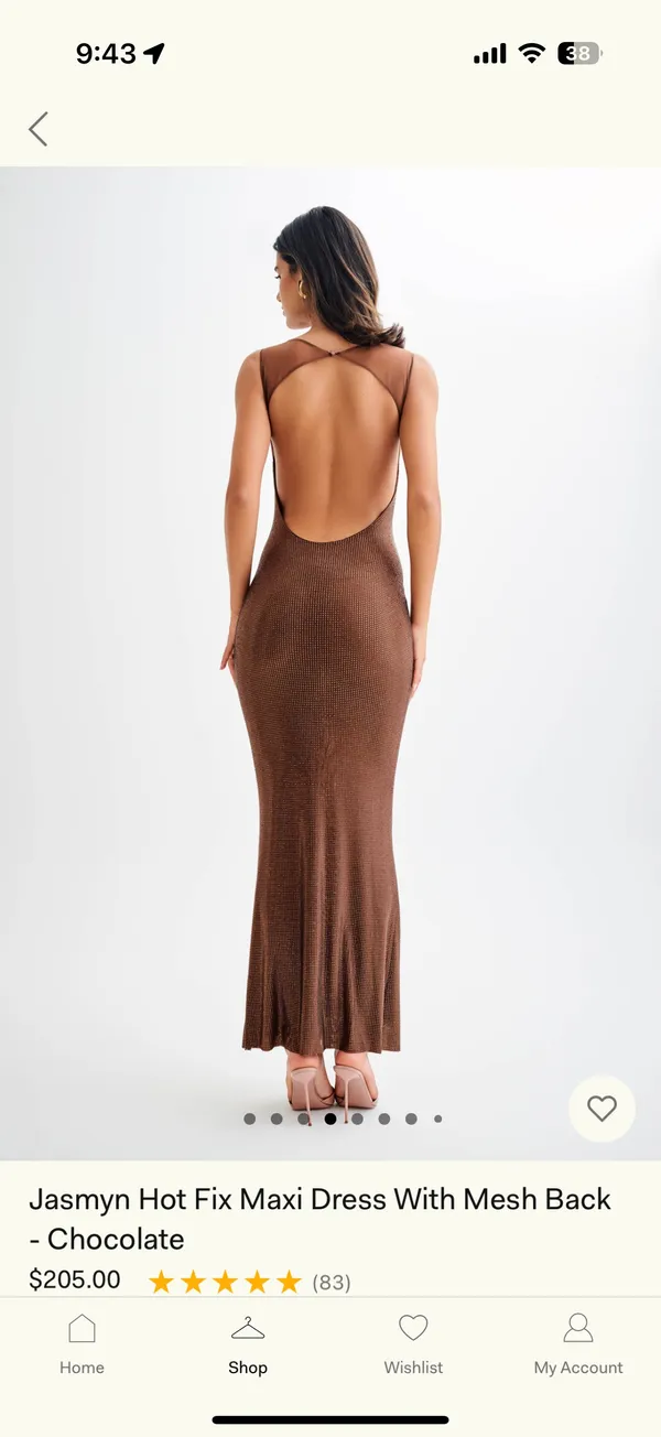 Meshki Brown Jasmyn Maxi Dress - Image 4