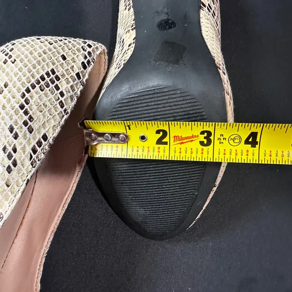Comfort Est. 1946 Faux Snakeskin Print Pumps Heels Size 10W - Image 10