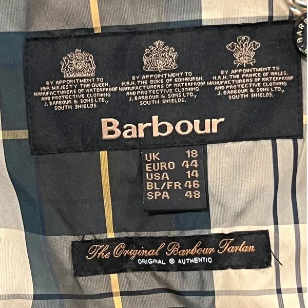NWT BARBOUR Pilton Quilted Jacket In Chestnut (US/14) - Image 8