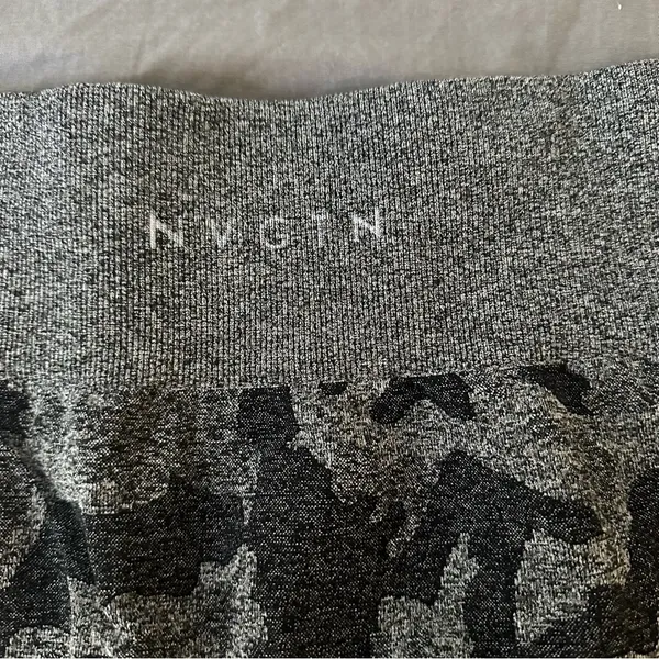 NWOT NVGTN Black Camo Seamless Shorts - Image 5