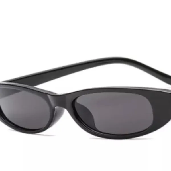 🟠Oval Black Sunglasses - Image 2