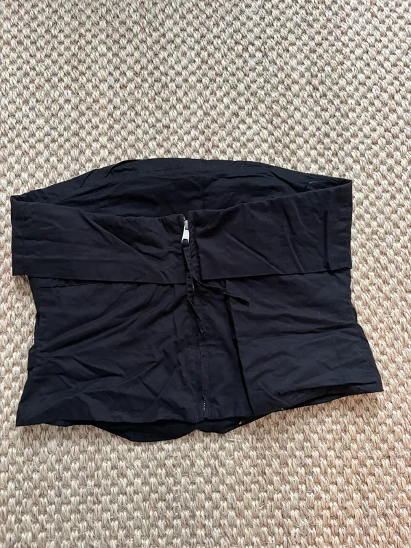 Black Strapless Top - Image 2
