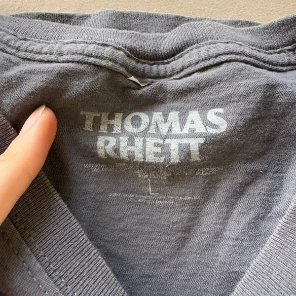 Thomas Rhett Concert Tour Tee Gray Size L - Image 4