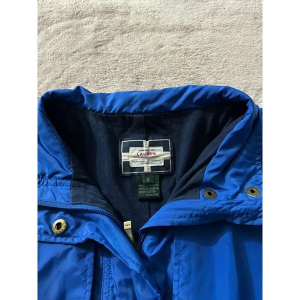 Ralph Lauren Naval Supply Company Womens Jacket Blue Lightweight Zip Sz Small - Image 6