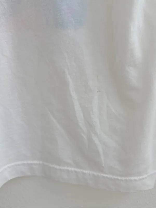 Kacey Musgraves off-the-shoulder white cotton t-shirt - Image 8