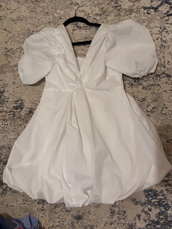 Pinch White Dress - Image 3