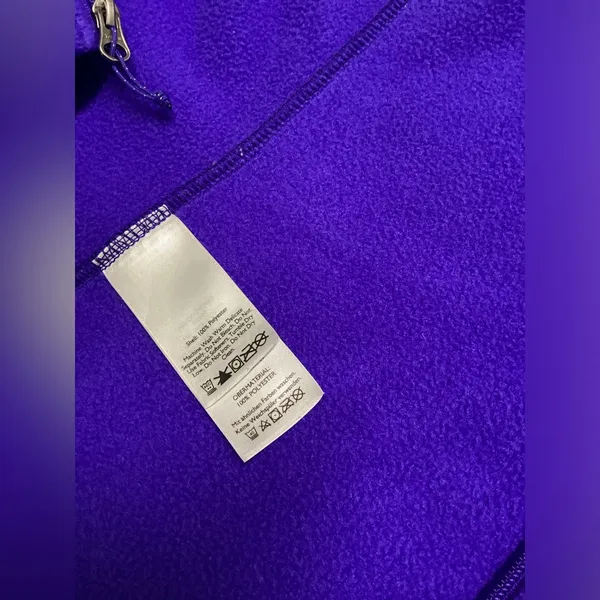 Eddie Bauer fleece vest Purple Size Large - Image 4