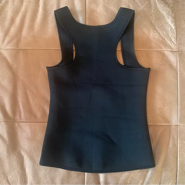Waist Trainer Black Zip Up - Image 2
