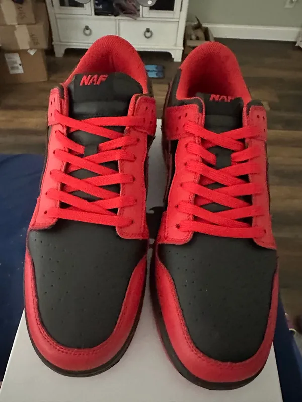 Naf Naf Sneakers Red Size 14 - Image 2