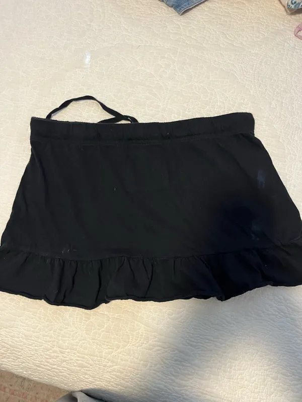 2000s style black mini skirt Size M - Image 2