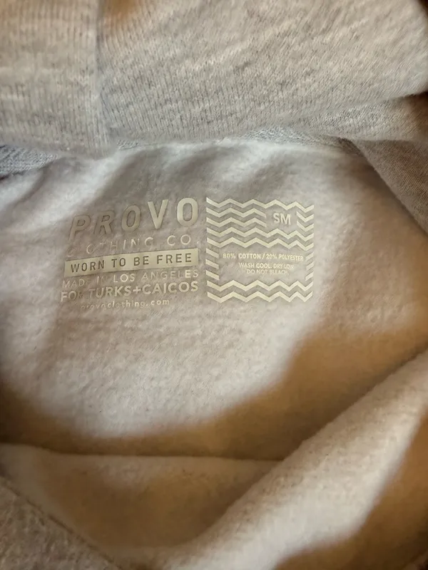 Provo Grey Hoodie Gray Size S/M - Image 2