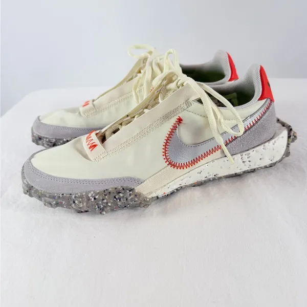 Nike Woman's Waffle‎ Racer Crater Sneaker in Coconut Milk Size 7 - Image 6