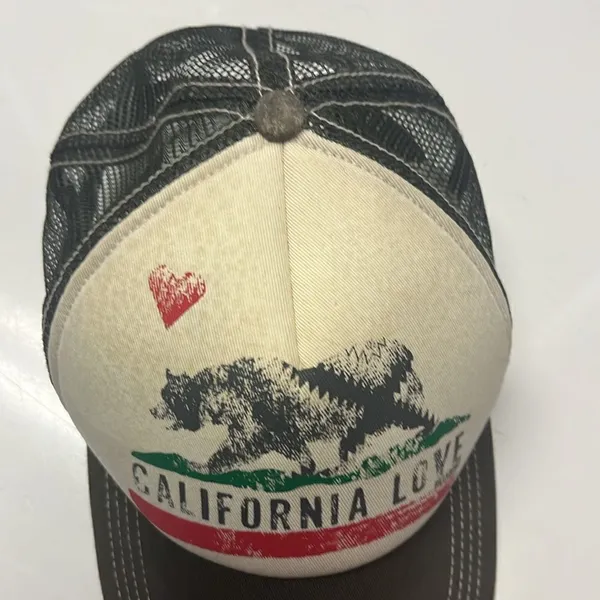 Billabong California Love Adjustable Trucker Hat Nature Bear Outdoor Unisex - Image 4