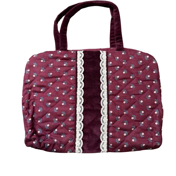 🌸✨ Vintage‎ Quilted Floral Kleenex Tissue Holder Travel Organizer ✨🌸 - Image 6