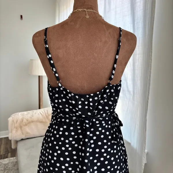 Princess Polly Her Jewel Polka Dot Mini Wrap Dress 6 Homecoming Hoco Rush Party - Image 13