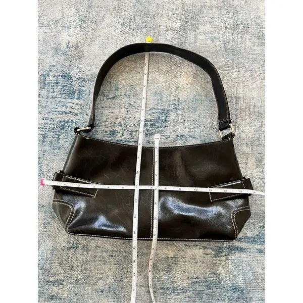 Nine West Black Faux Leather Shoulder Bag - Image 6