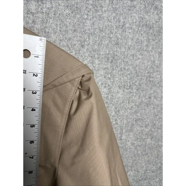 Vintage‎ 1970's Womens 10 Petite London Fog Maincoat Trenchcoat Hooded Beige - Image 12