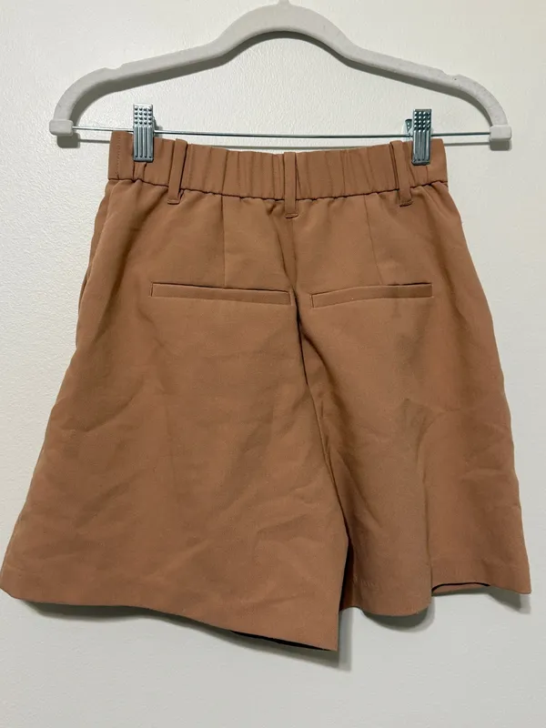 Abercrombie & Fitch Sloane Tailored Shorts Size XS Tan Brown - Image 5