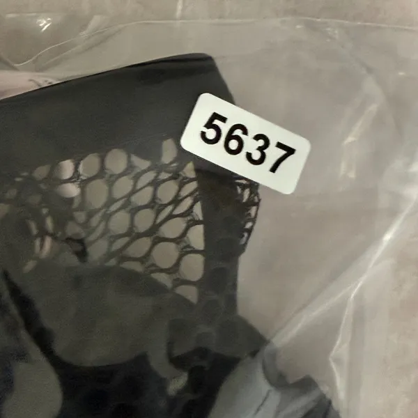 Victorias Secret Very Sexy Low Cut Demi Bra Black Fishnet Mesh XL 521276-QB4 NEW - Image 11