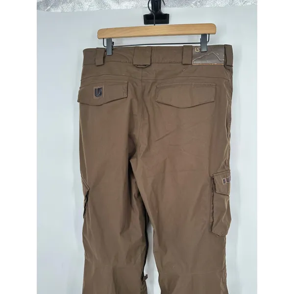 Burton Snowboard Pants‎ Dryride Women L Brown Cargo Insulated Winter Ski Outdoor - Image 3