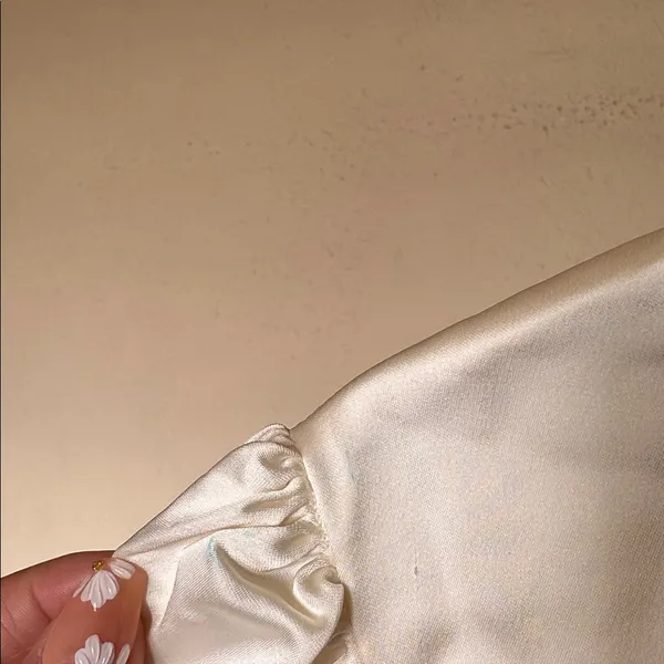 HOUSE OF CB Aryana Ivory‎ Bow Mini Dress NWOT size S - Image 5