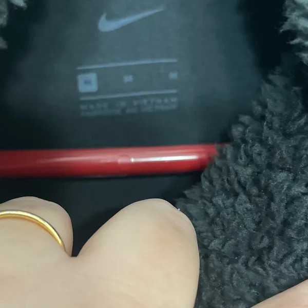Nike Sherpa Therma Fleece Training‎ Pullover Hoodie Black Women's Medium - Image 6