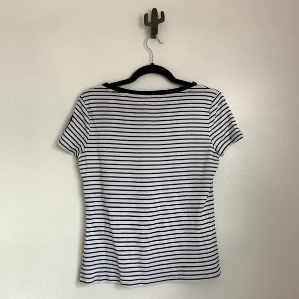 5/$25 Lauren Ralph‎ Lauren Striped T-shirt - Image 2