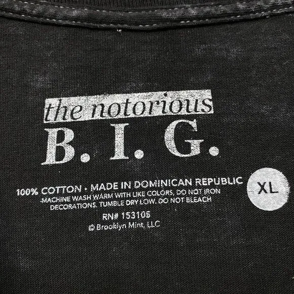 The Notorious BIG King of New York Pop Art Hip Hop Tee XL - Image 4