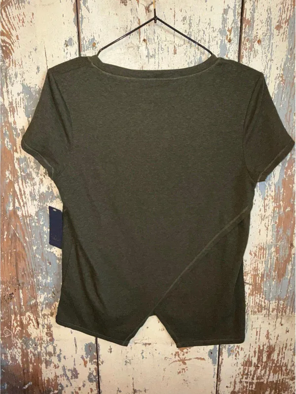 NWT Rachel Roy shirt army green size Small - Image 4
