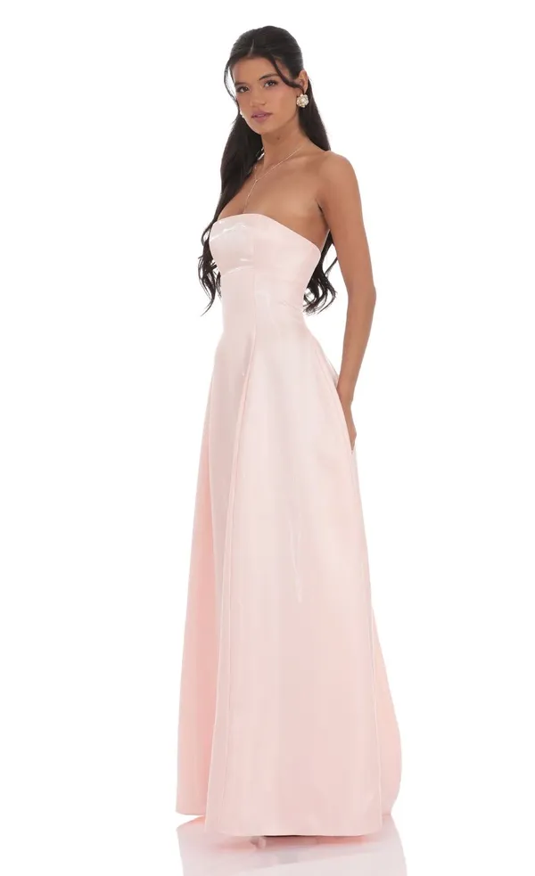 Lucy in the Sky Sheen Empire Waist Maxi Dress - Image 4
