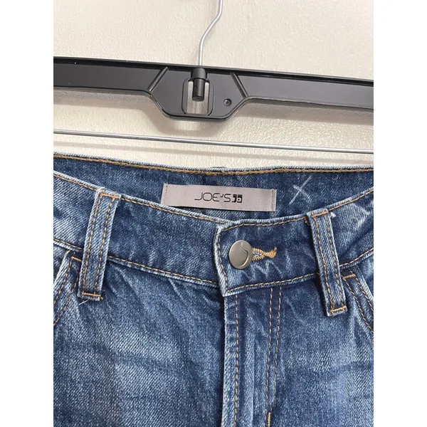 Joe's Jeans Low Rise Wide Leg Tokyo Denim Pants Blue Women's Size 27 Capsule - Image 3
