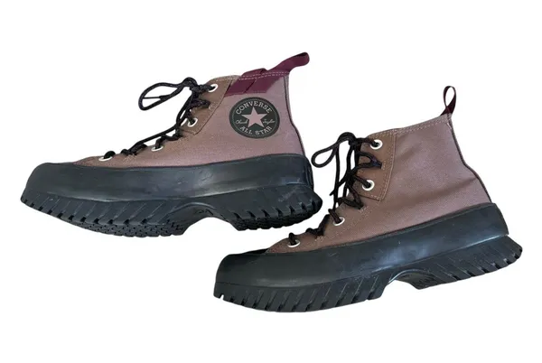 CONVERSE Chuck Taylor Lugged 2.0 High Top Shoes Brown Black Men 4.5 Women 6.5 - Image 9