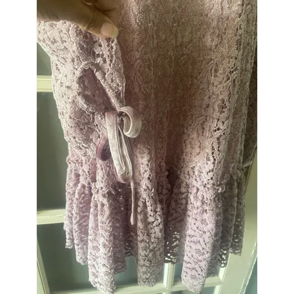 Free People Jenny Purple Crush Velvet Dress - Image 8