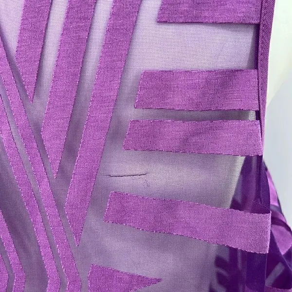 Worthington purple sheer sleeveless tank XL - Image 7