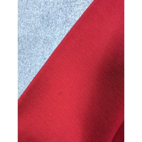 Suzelle Womens‎ Cardigan Large Sweater Red Embroidered Cosmetics Button 90s - Image 11