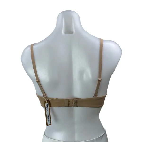 NEW SKIMS Women's Beige Seamless Adjustable Straps Underwire T-shirt Bra Sz 32D - Image 3
