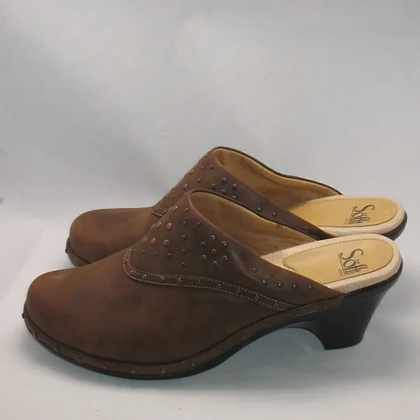 Sofft Brown Mules 10 W Wide Brown - Image 3