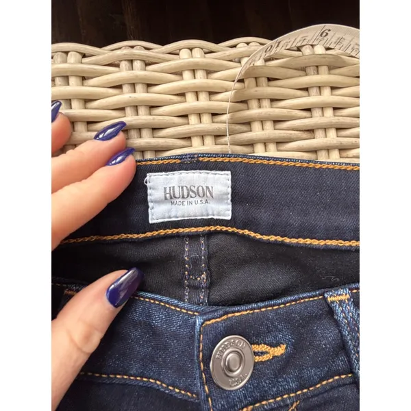 Hudson Mia‎ 5 Pocket Mid Rise Flare Jeans 25 boho flattering layered retro modal - Image 5