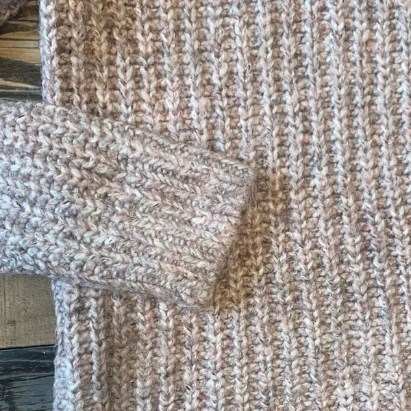 Abercrombie & Fitch Blush Ribbed Turtleneck Sweater - Image 5