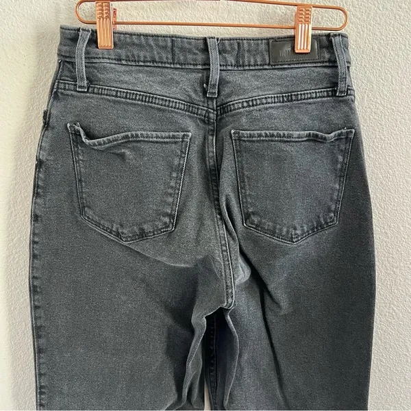 Hollister Ultra High Rise Dad Jeans Black Gray Patch Denim Jeans W26 L31 3R - Image 8